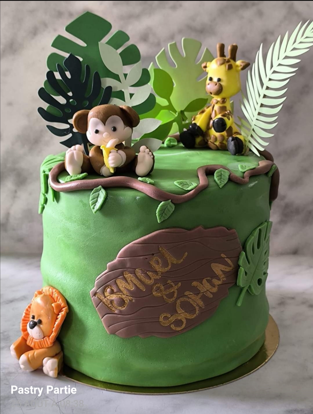 Gâteau jungle