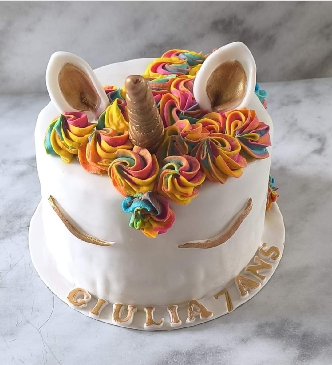 Gâteau licorne