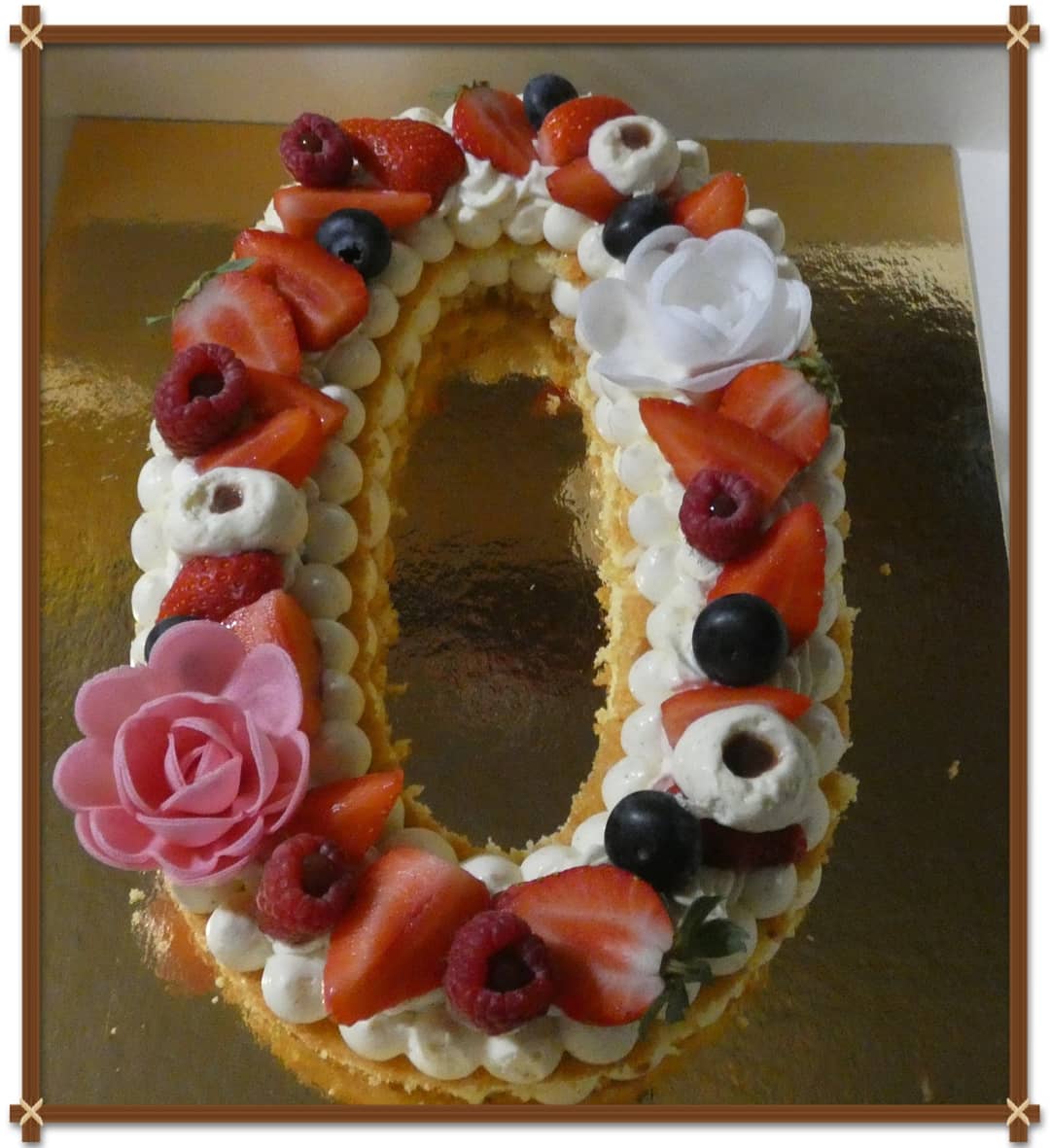 Gâteau number cake 0