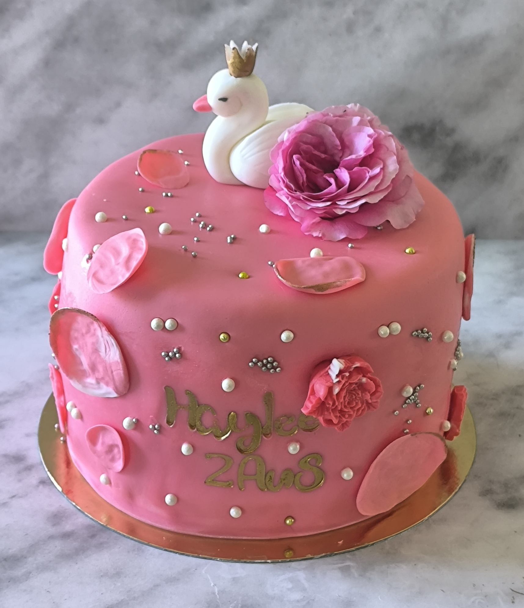Gâteau rose
