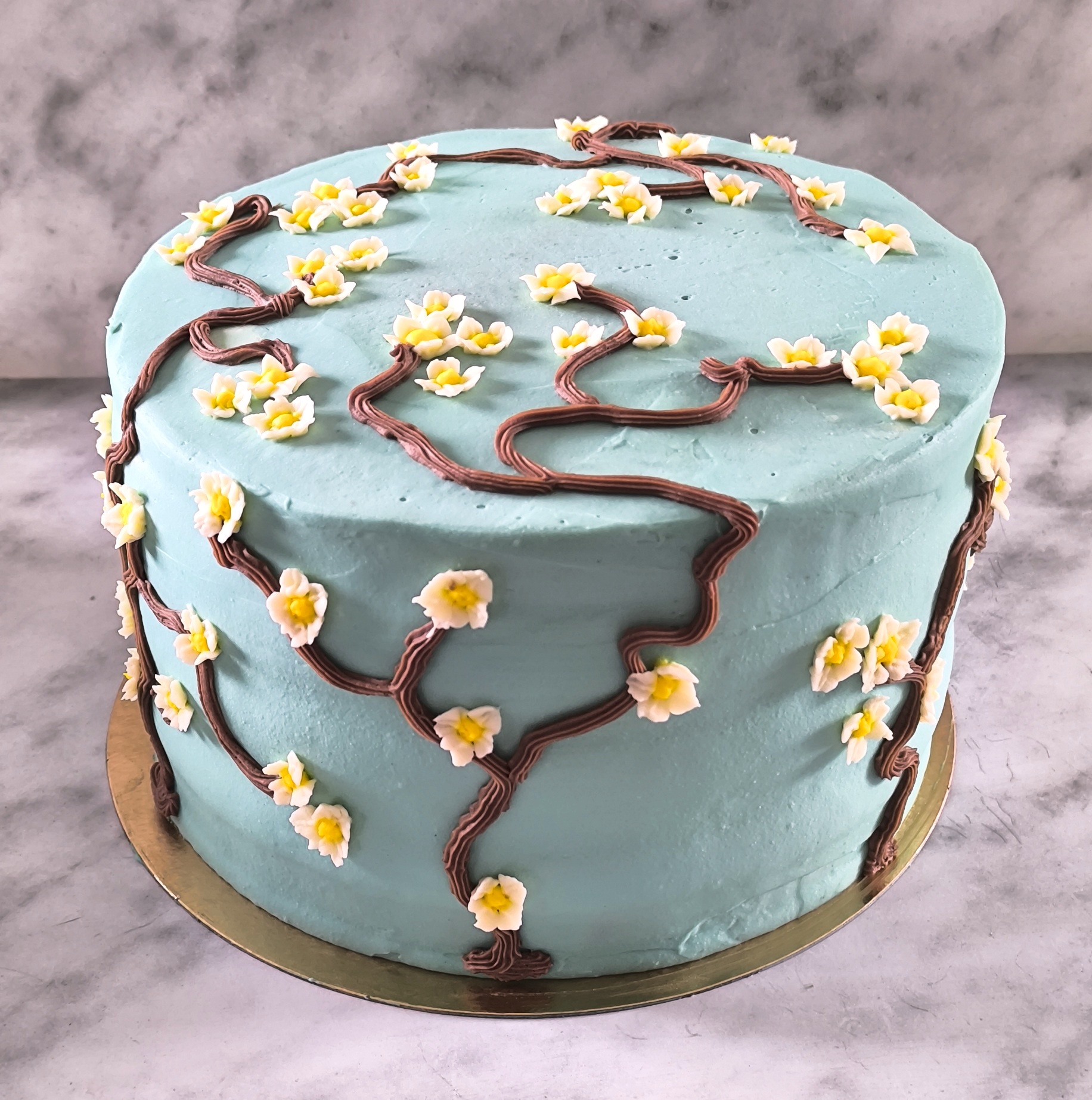 Gâteau fleurs