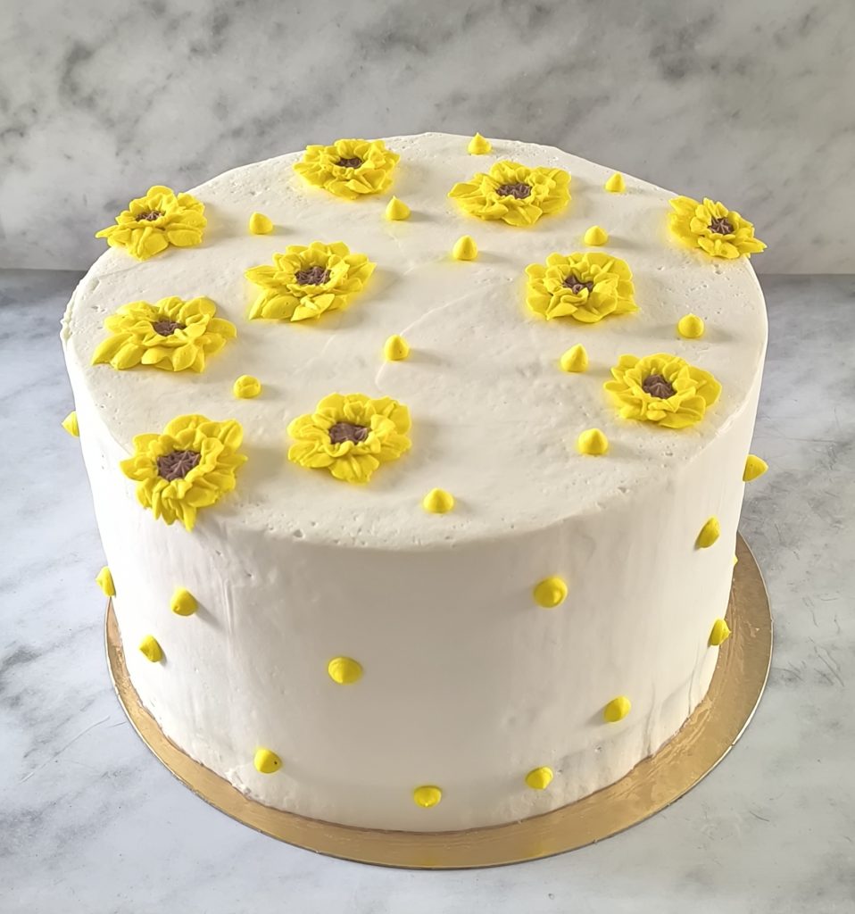 Gâteau tournesol