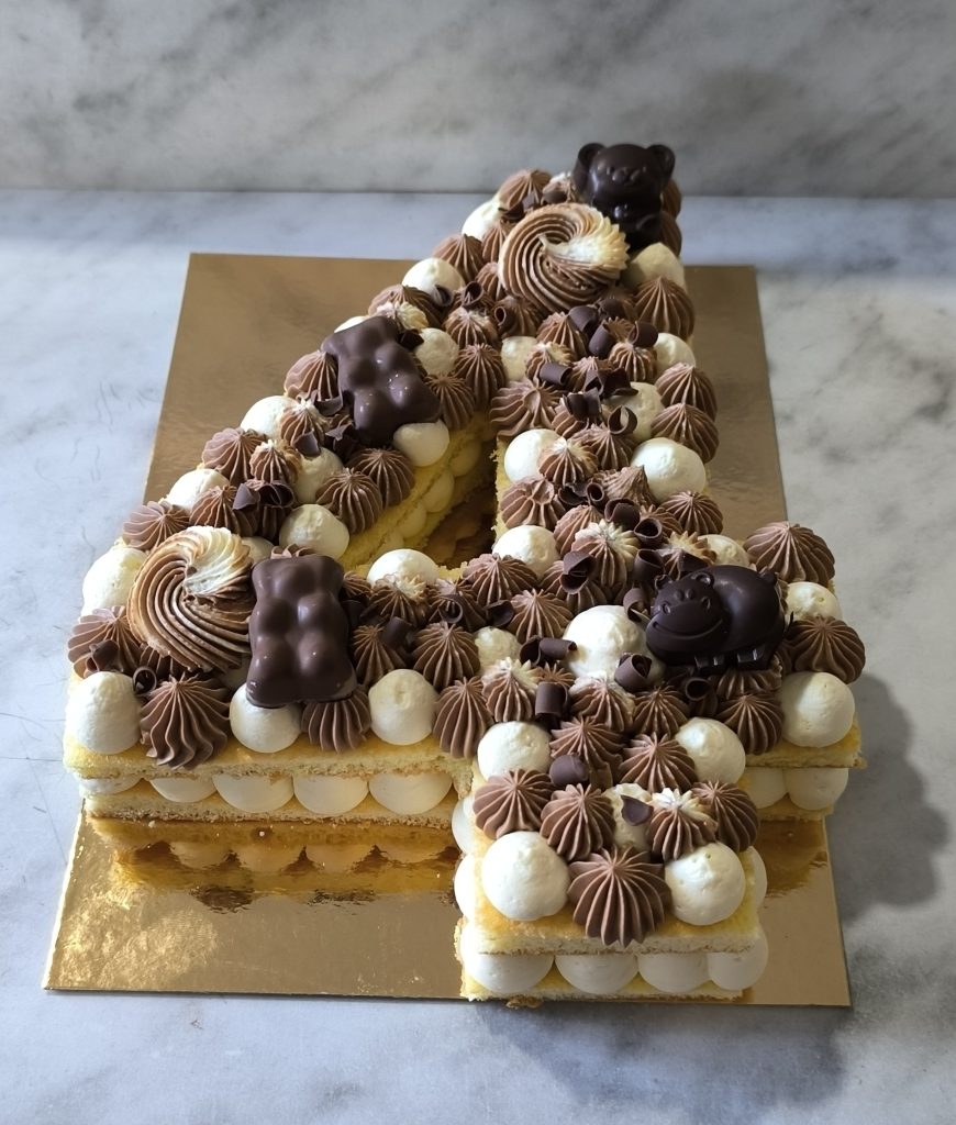Gâteau number cake 4