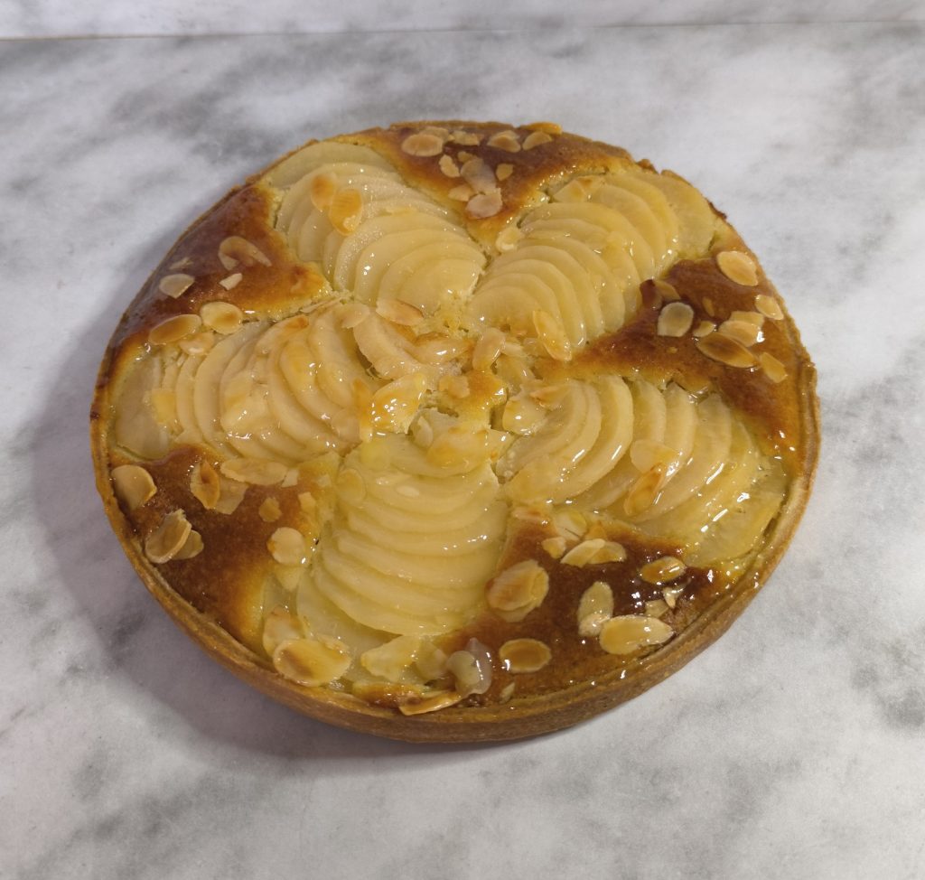 Tarte poires et amande