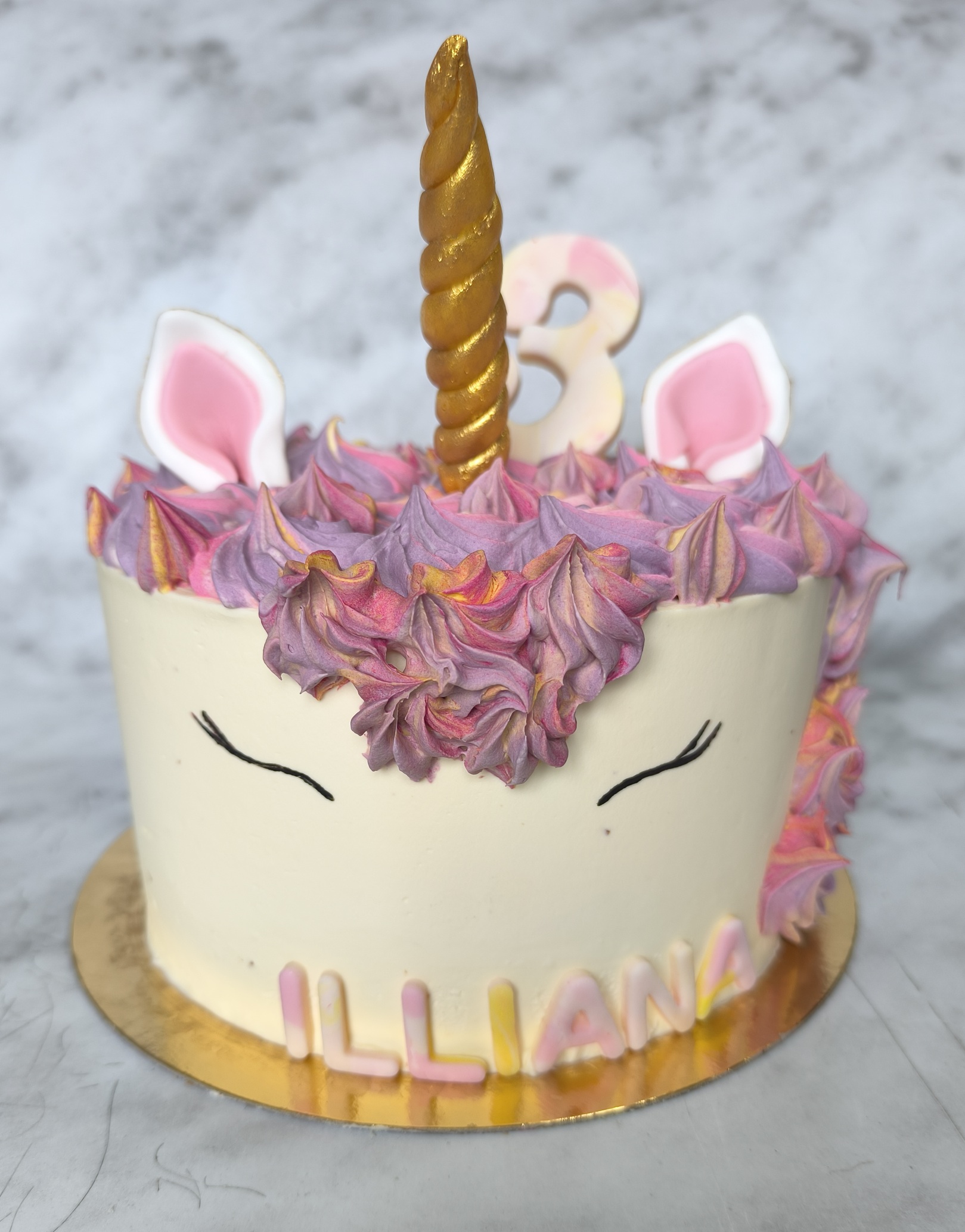 Layer cake licorne