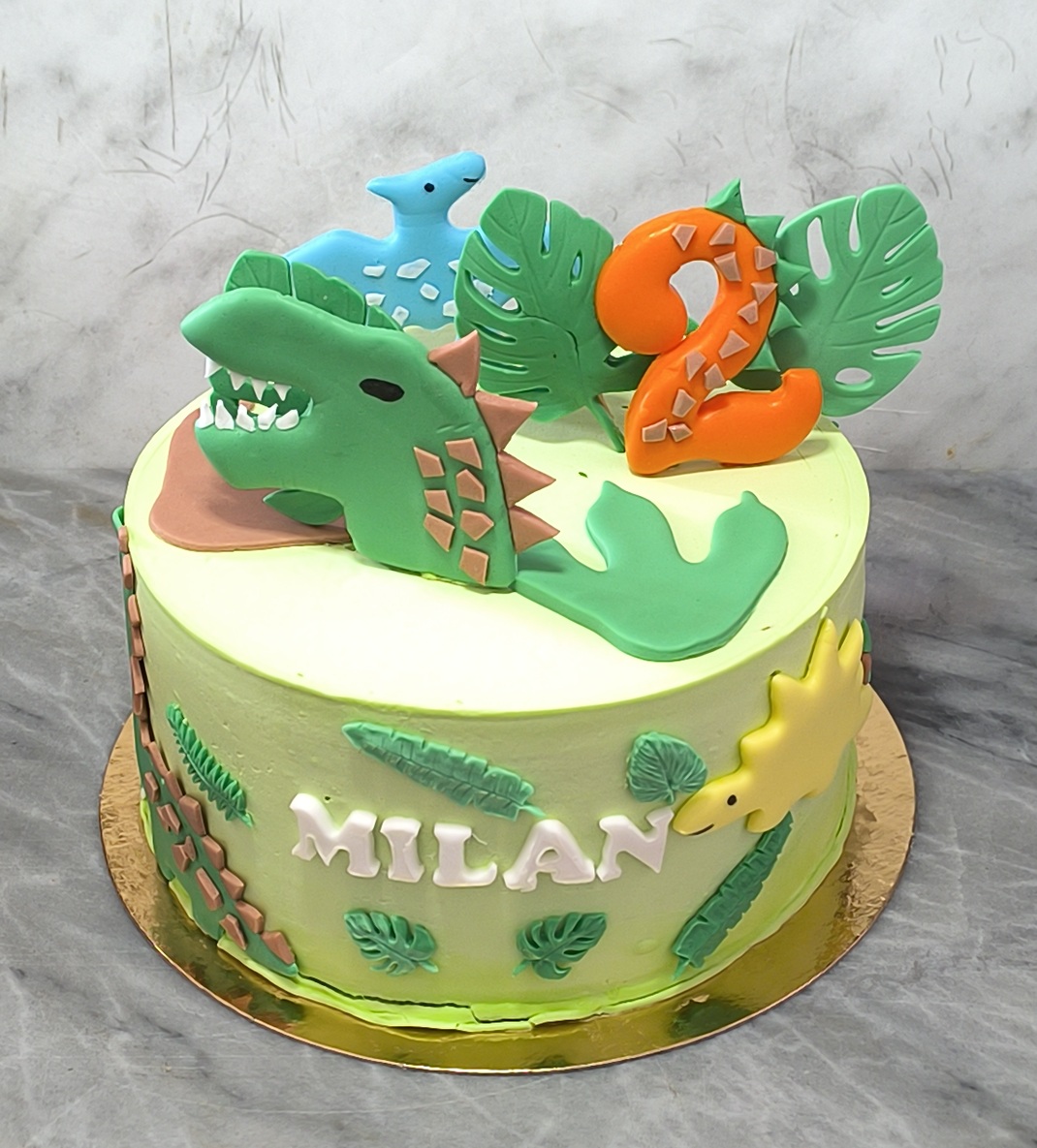 layer cake dinosaure