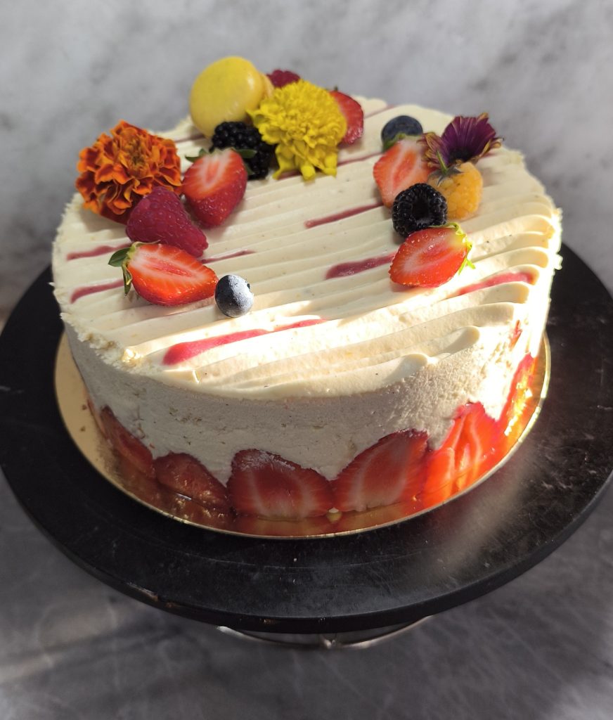 Entremet pastry party fraisier